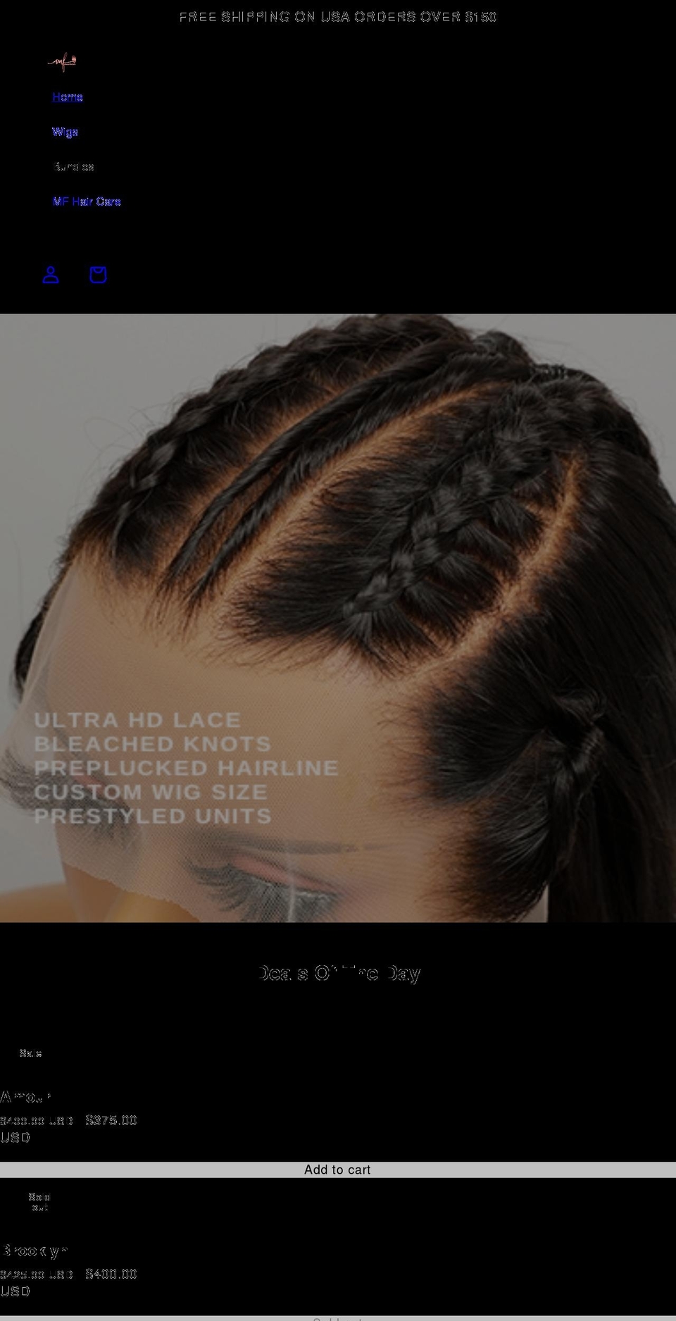 themanefetish.com shopify website screenshot