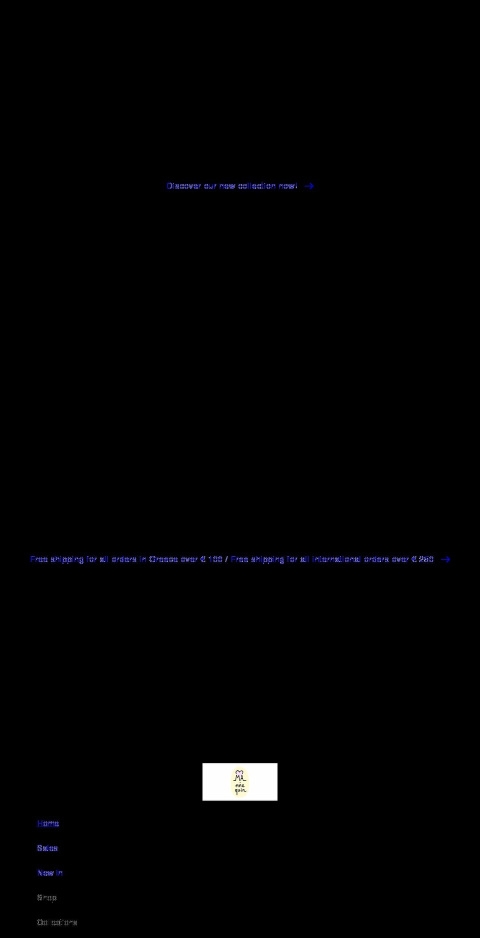 themannequincollection.com — Shopify storefront screenshot
