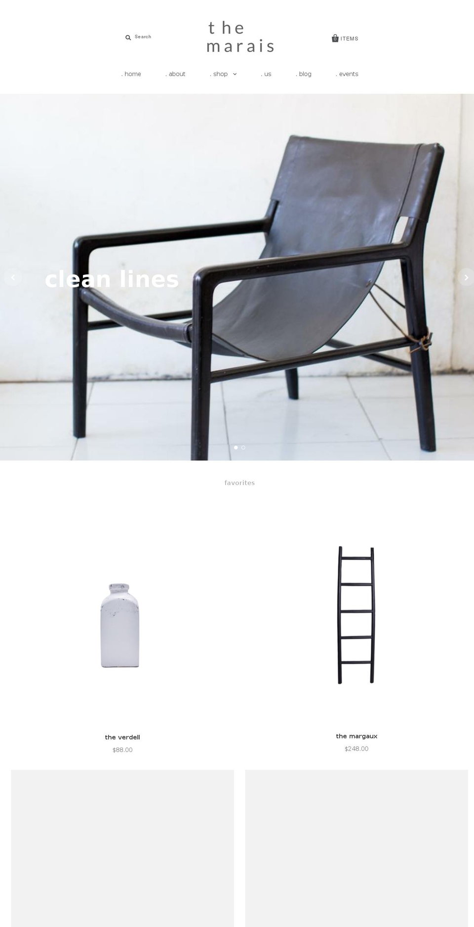 themarais.com — Shopify storefront screenshot