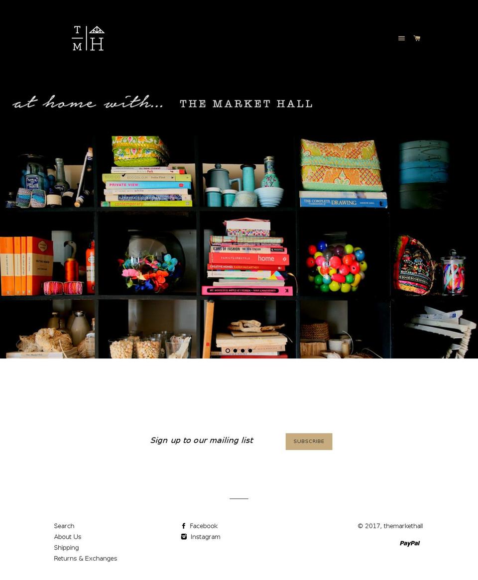 themarkethall.com.au shopify website screenshot