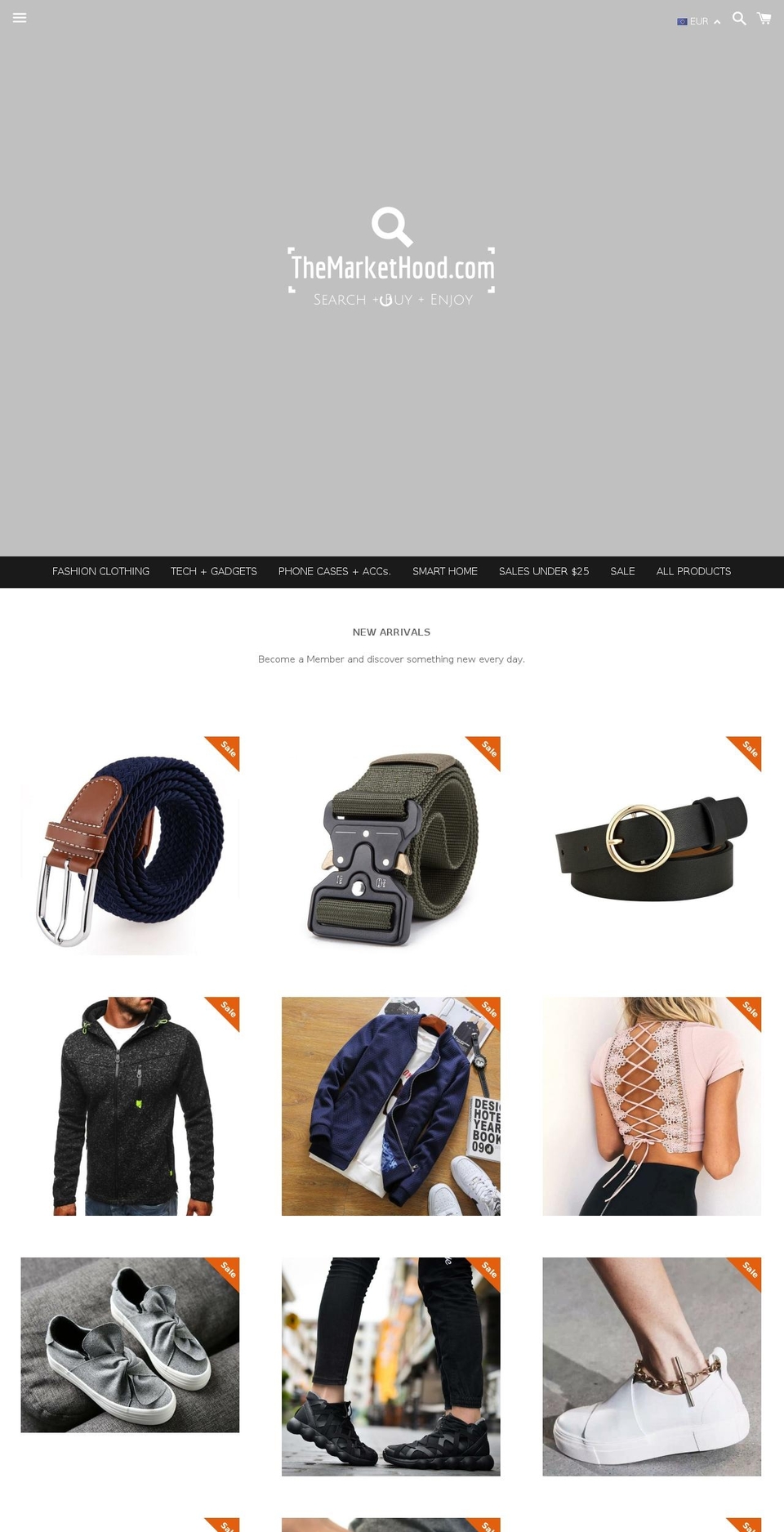 themarkethood.com — Shopify storefront screenshot