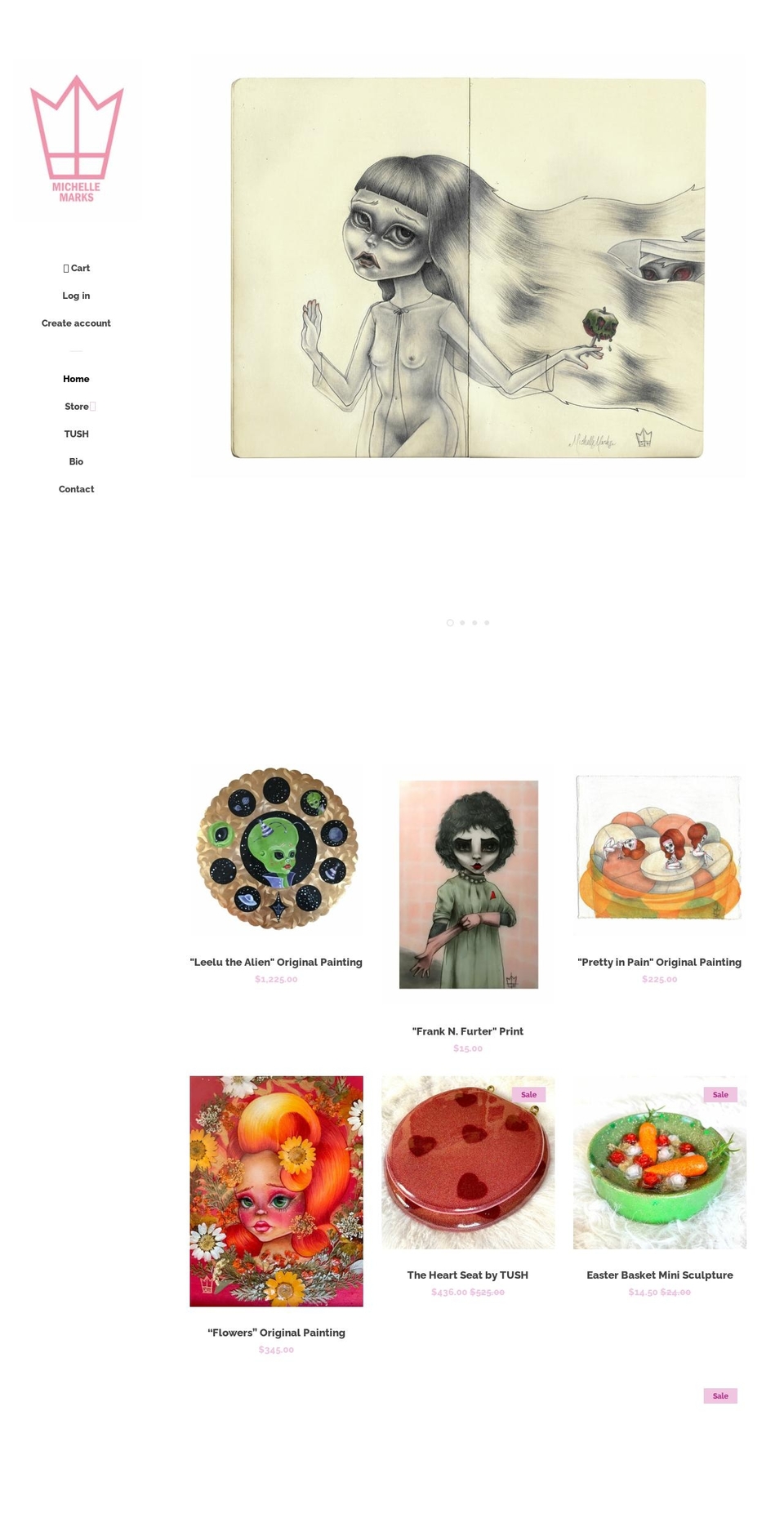 themarksie.com shopify website screenshot