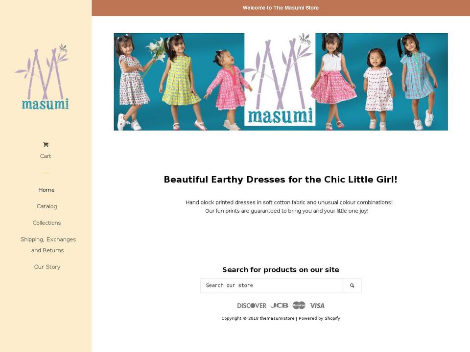 themasumistore.com — Shopify storefront screenshot