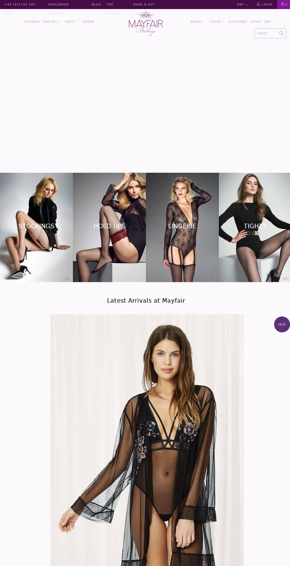 Mayfair4c Shopify theme site example themayfairboutique.com
