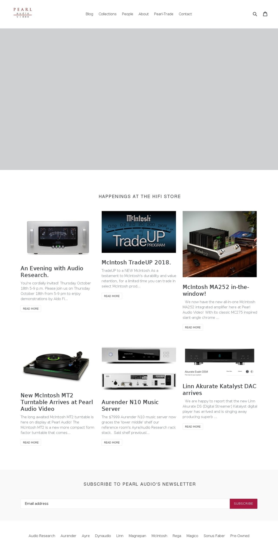 themcintoshstore.com shopify website screenshot