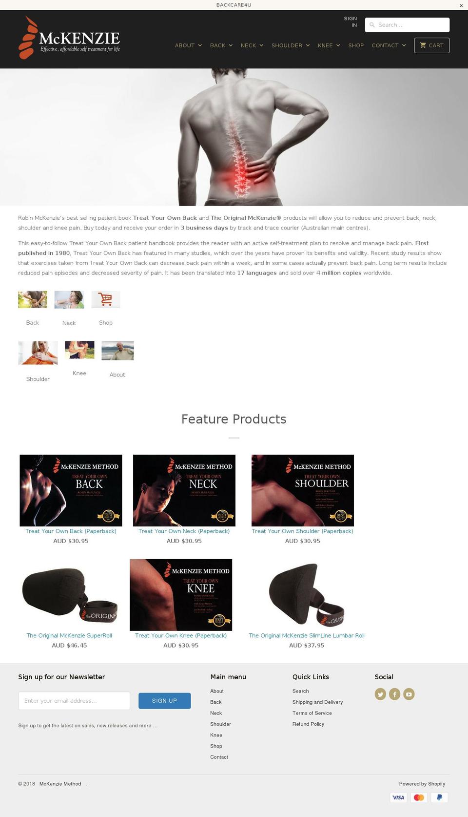 themckenziemethod.com — Shopify storefront screenshot