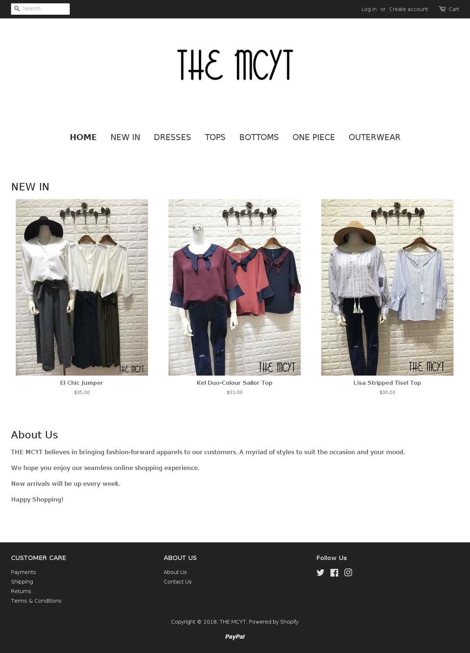 themcyt.com — Shopify storefront screenshot