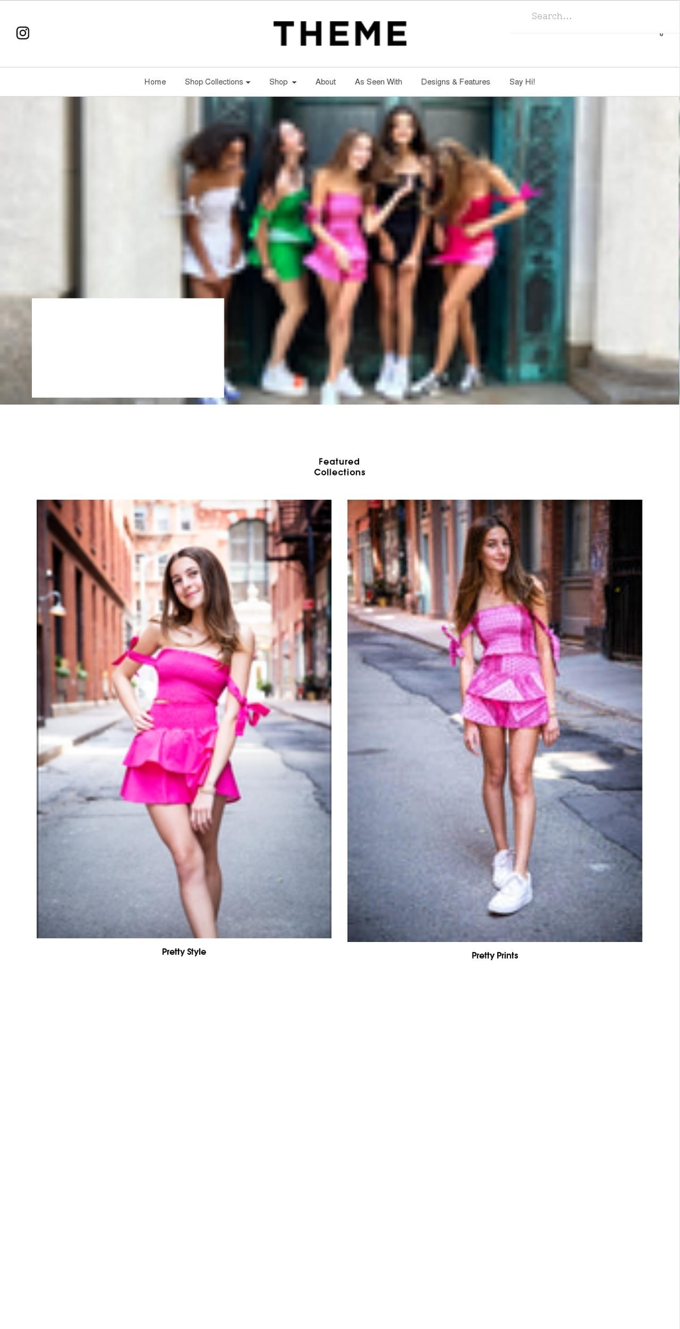 theme-nyc.com shopify website screenshot
