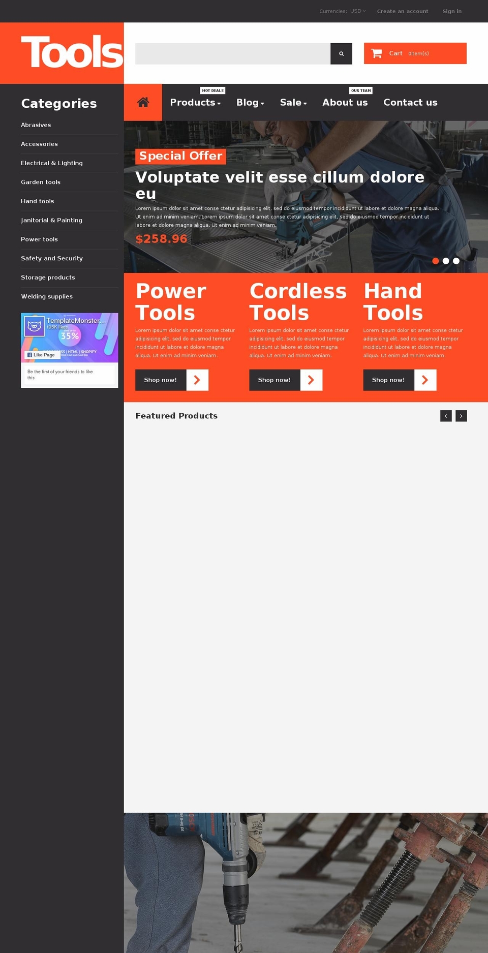 theme187-tools.myshopify.com shopify website screenshot