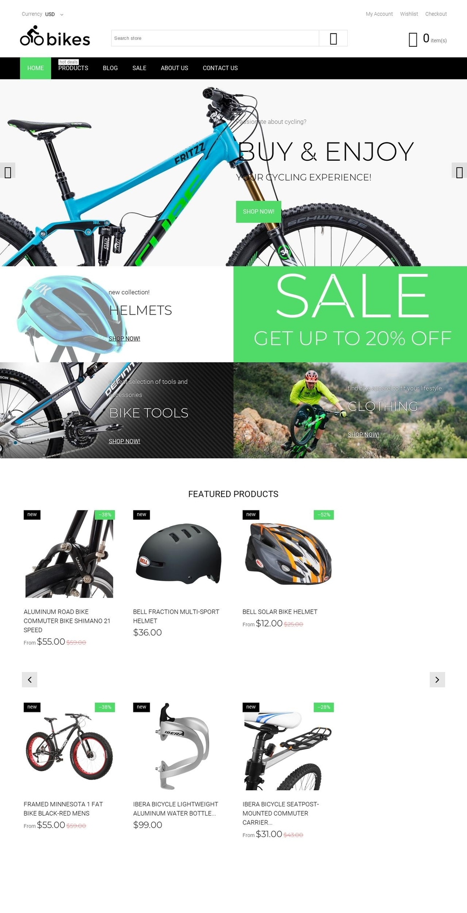 theme291-bikes.myshopify.com shopify website screenshot