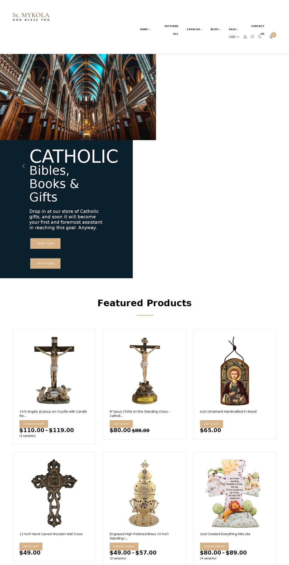 theme384-catholic.myshopify.com shopify website screenshot