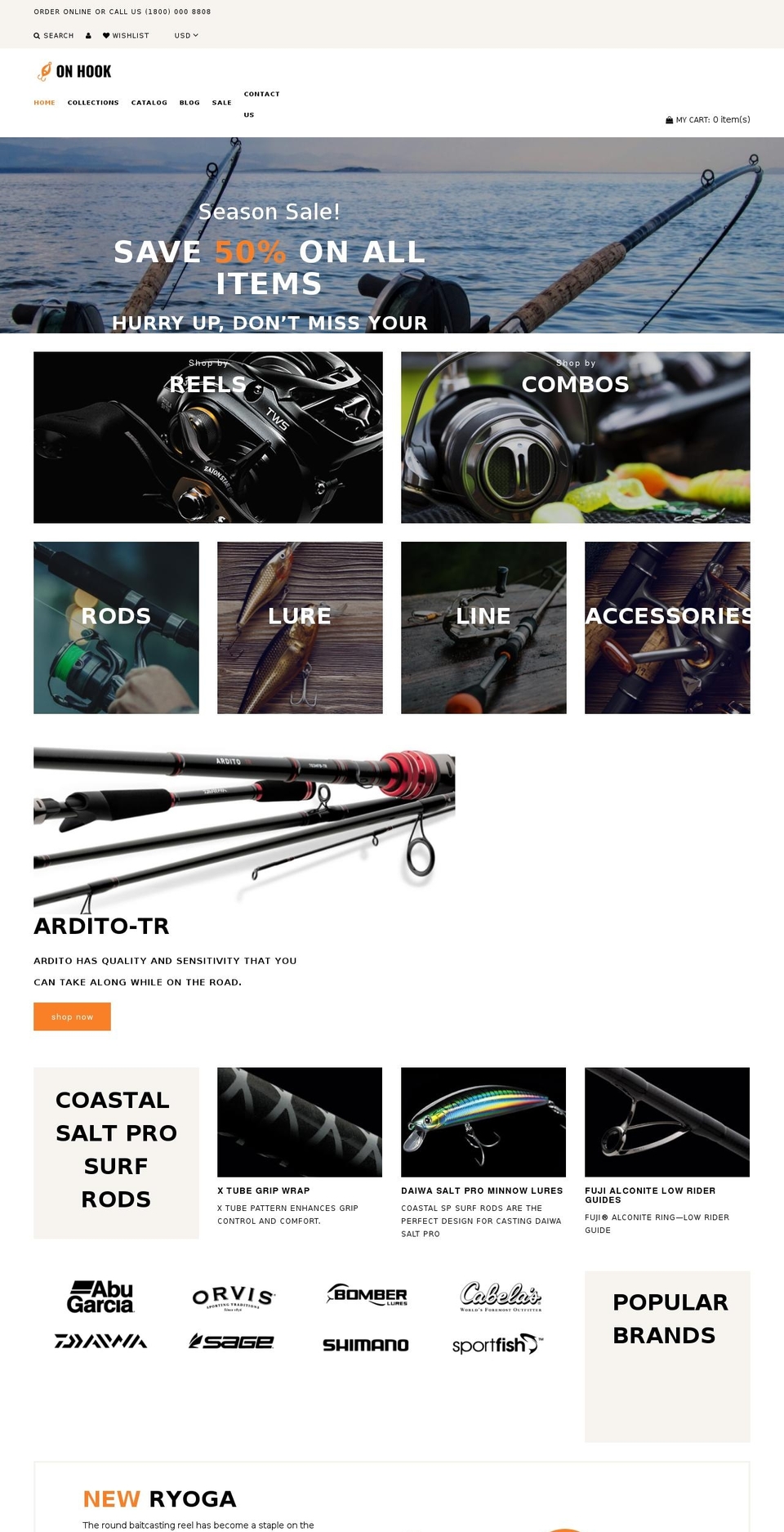 theme601-fishing-store.myshopify.com shopify website screenshot