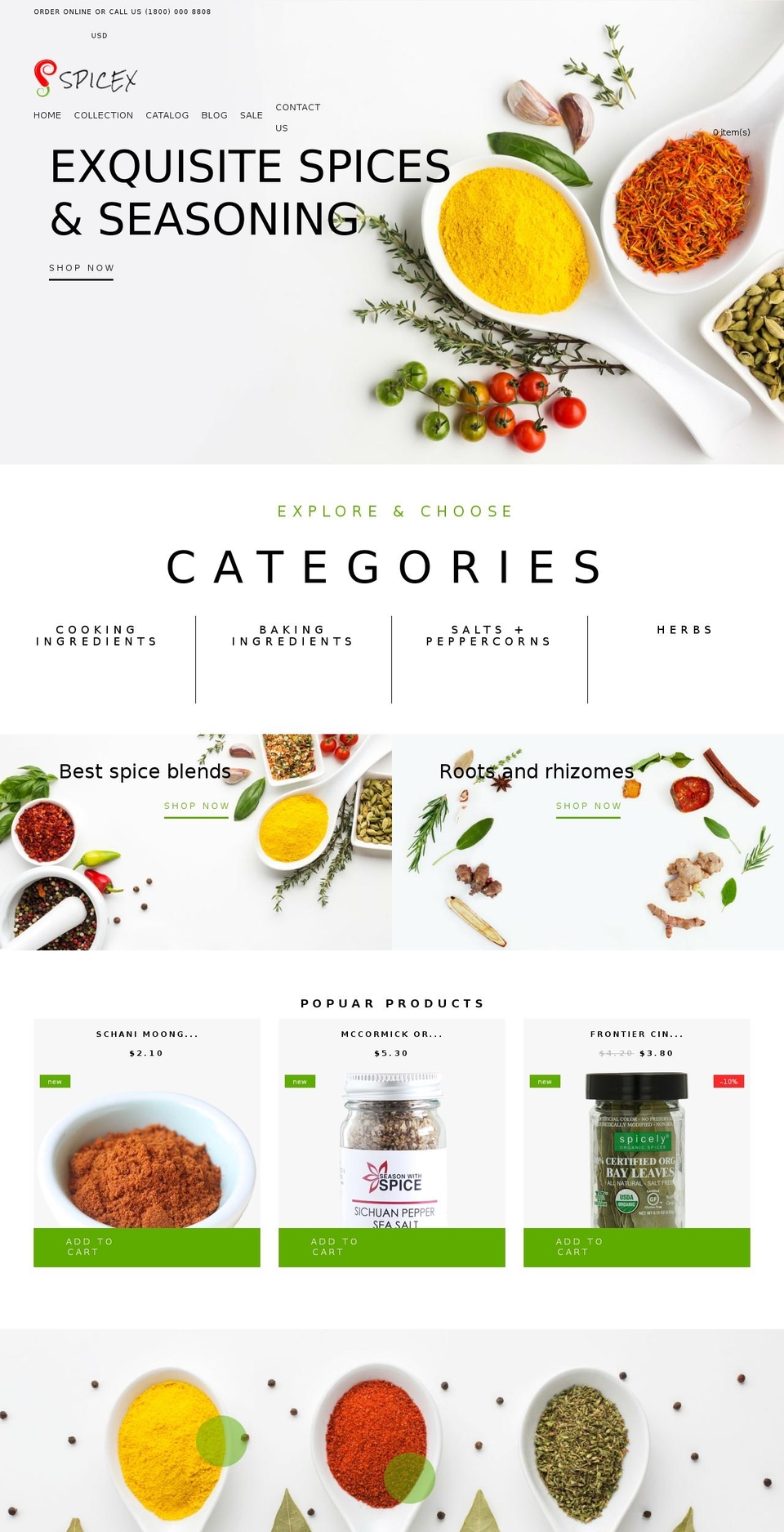 theme848-spices-store.myshopify.com shopify website screenshot