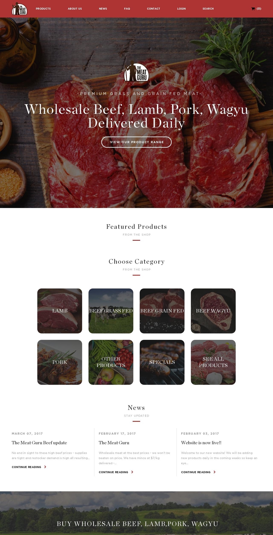 themeatguru.com.au shopify website screenshot