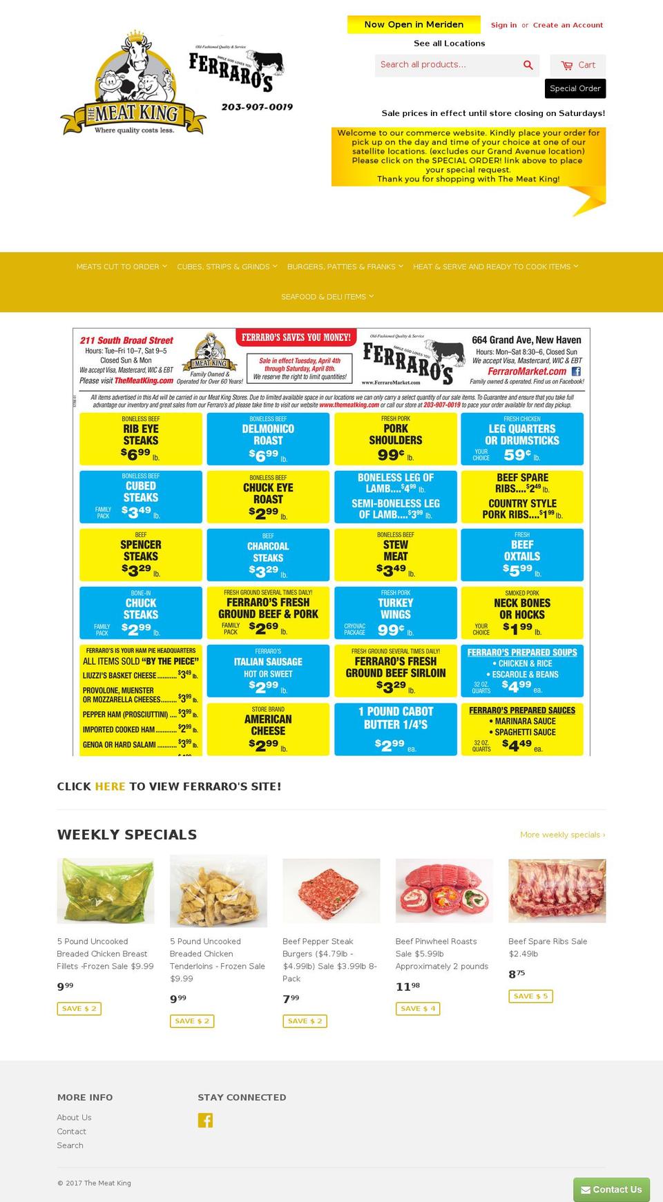 themeatking.com shopify website screenshot