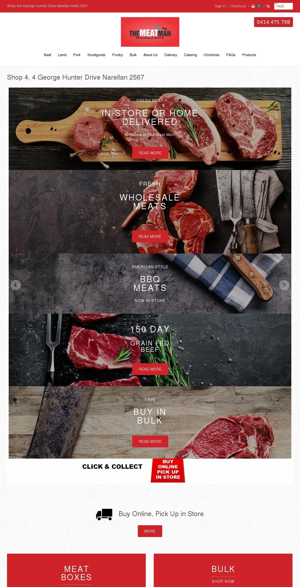 themeatman.com.au shopify website screenshot