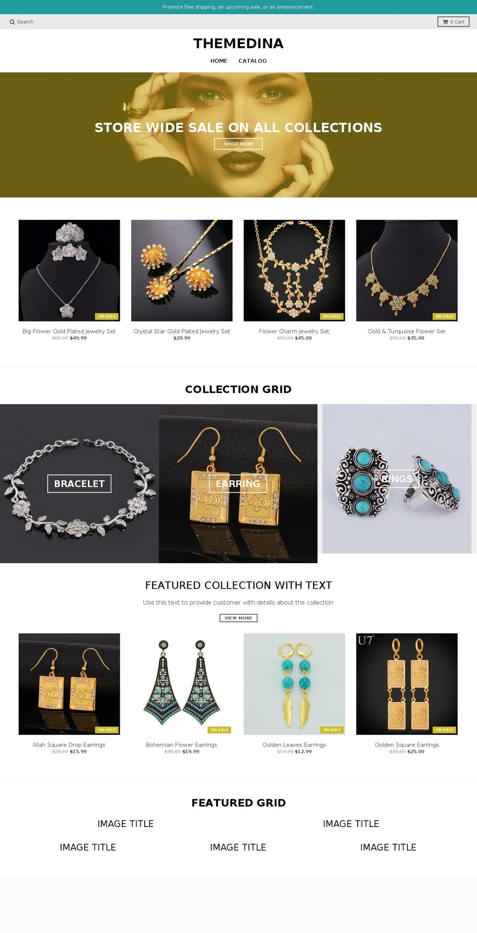 themedina.com shopify website screenshot