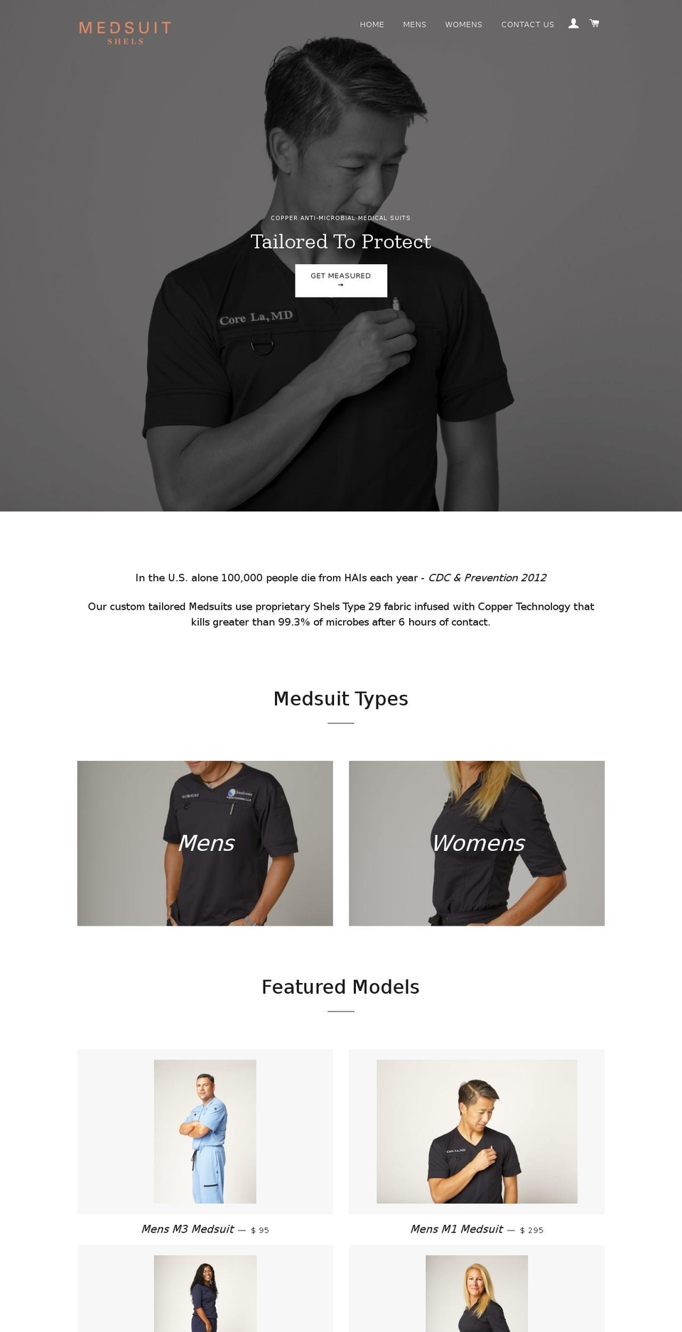 themedsuit.com shopify website screenshot