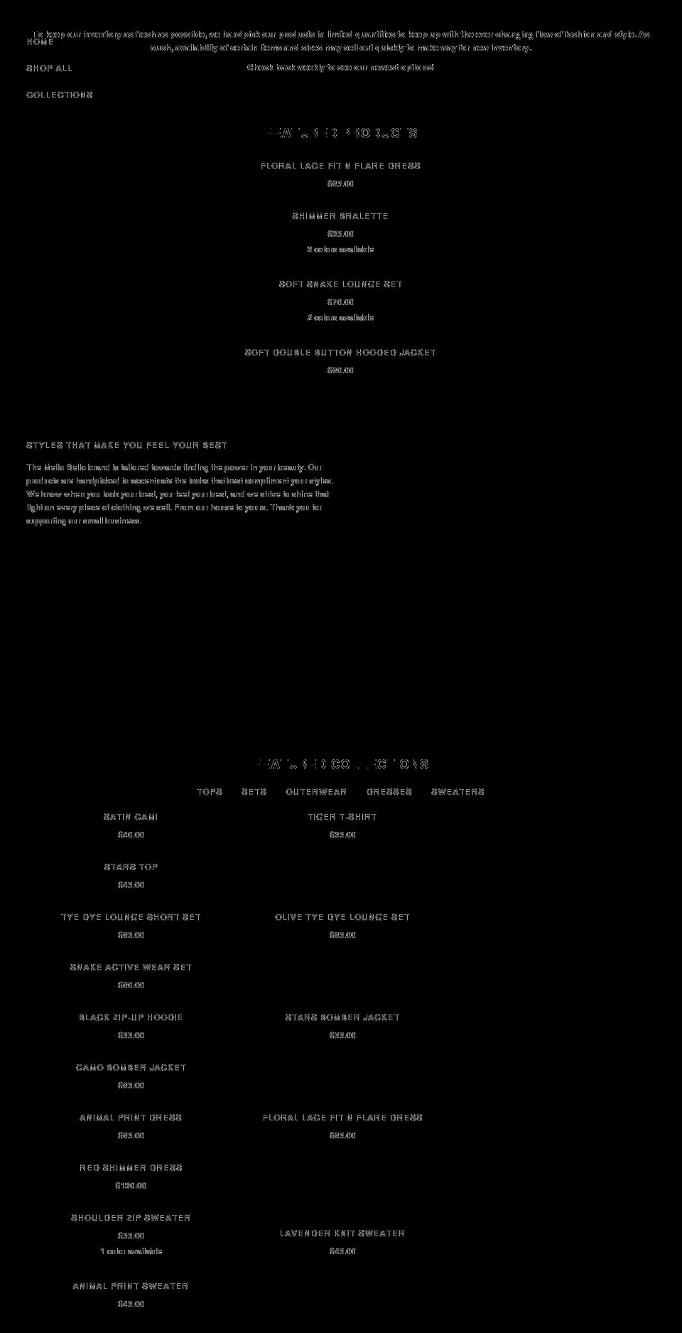 themellobello.com shopify website screenshot