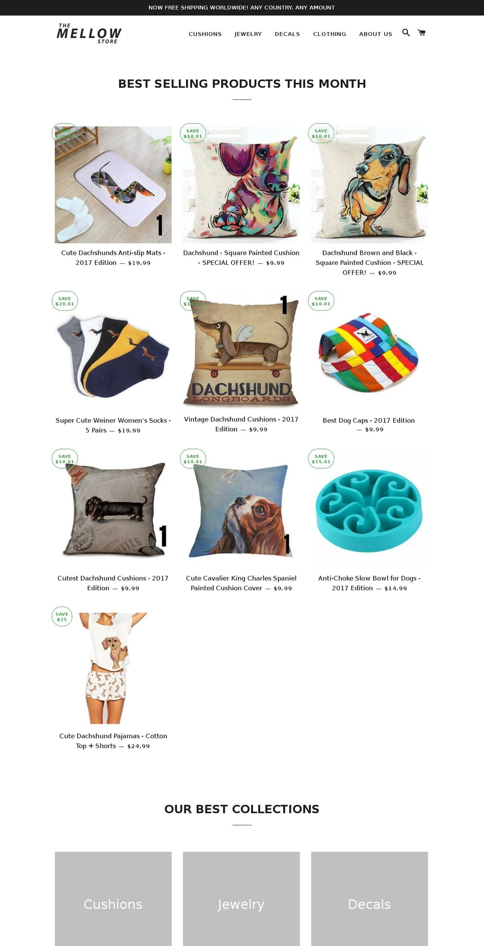 themellowstore.com — Shopify storefront screenshot