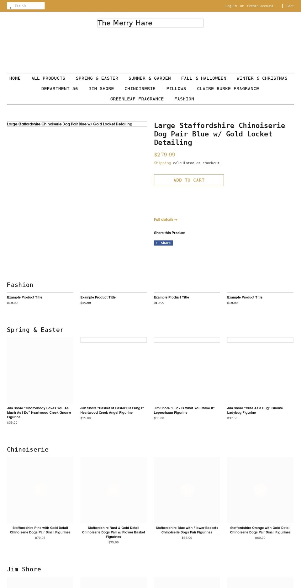 themerryhare.com shopify website screenshot