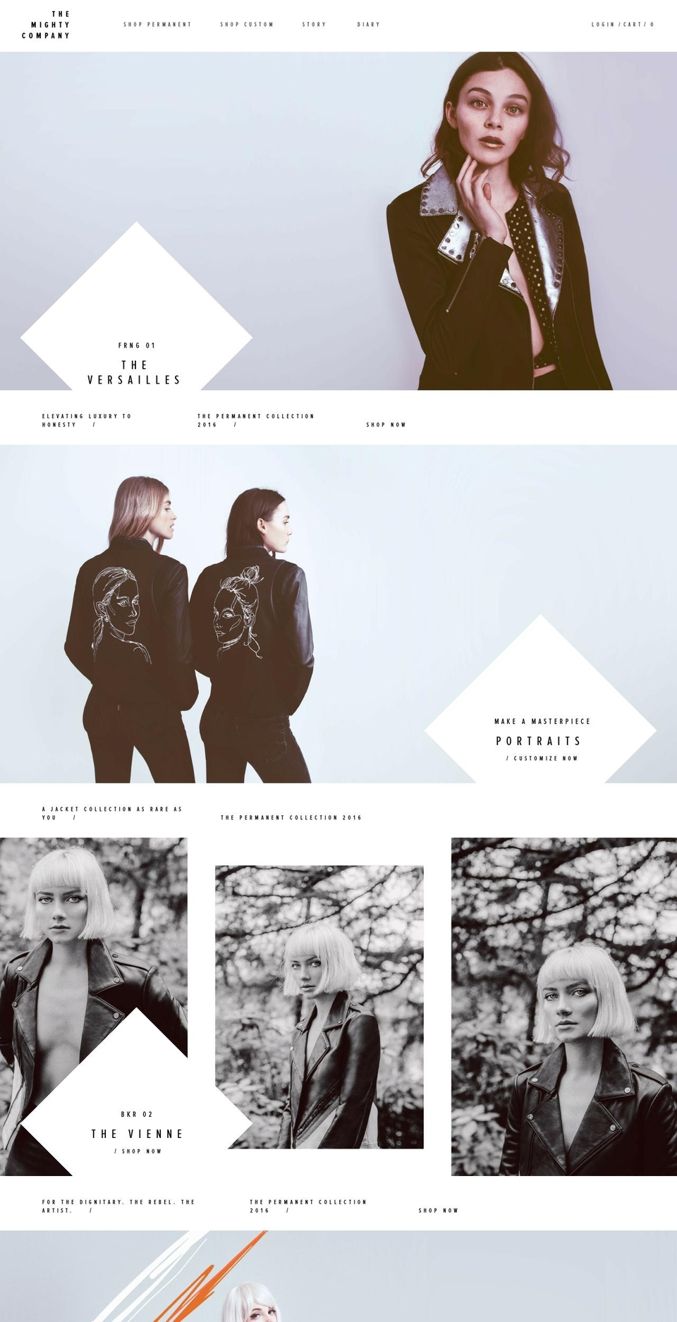 themightycompany.com shopify website screenshot