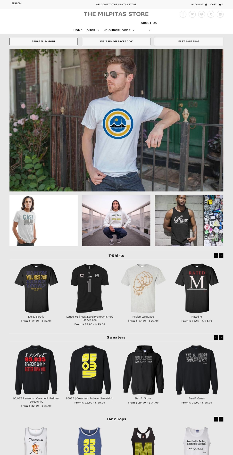 themilpitasstore.com shopify website screenshot