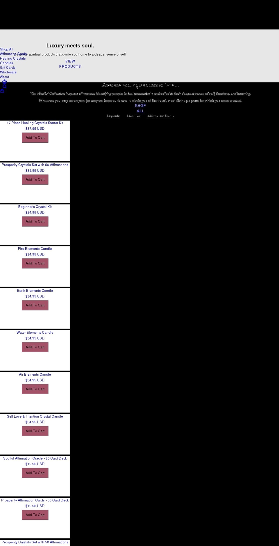 themindfulcollectivegroup.com shopify website screenshot