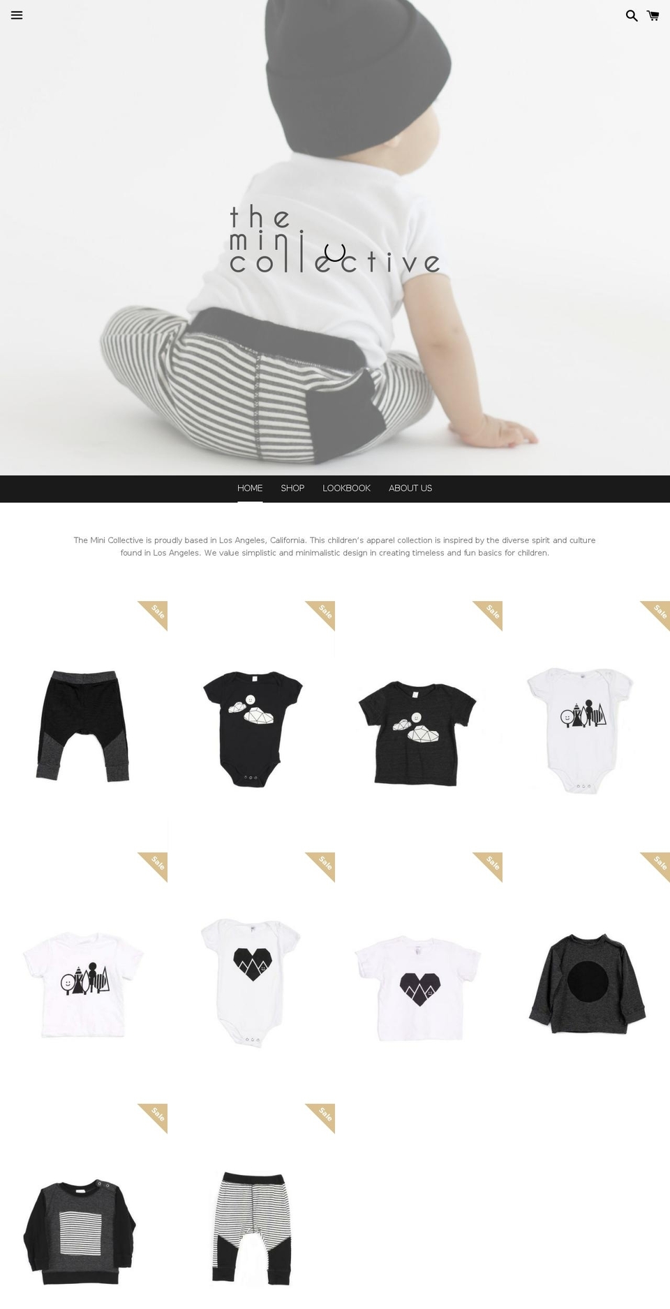 theminicollective.com shopify website screenshot