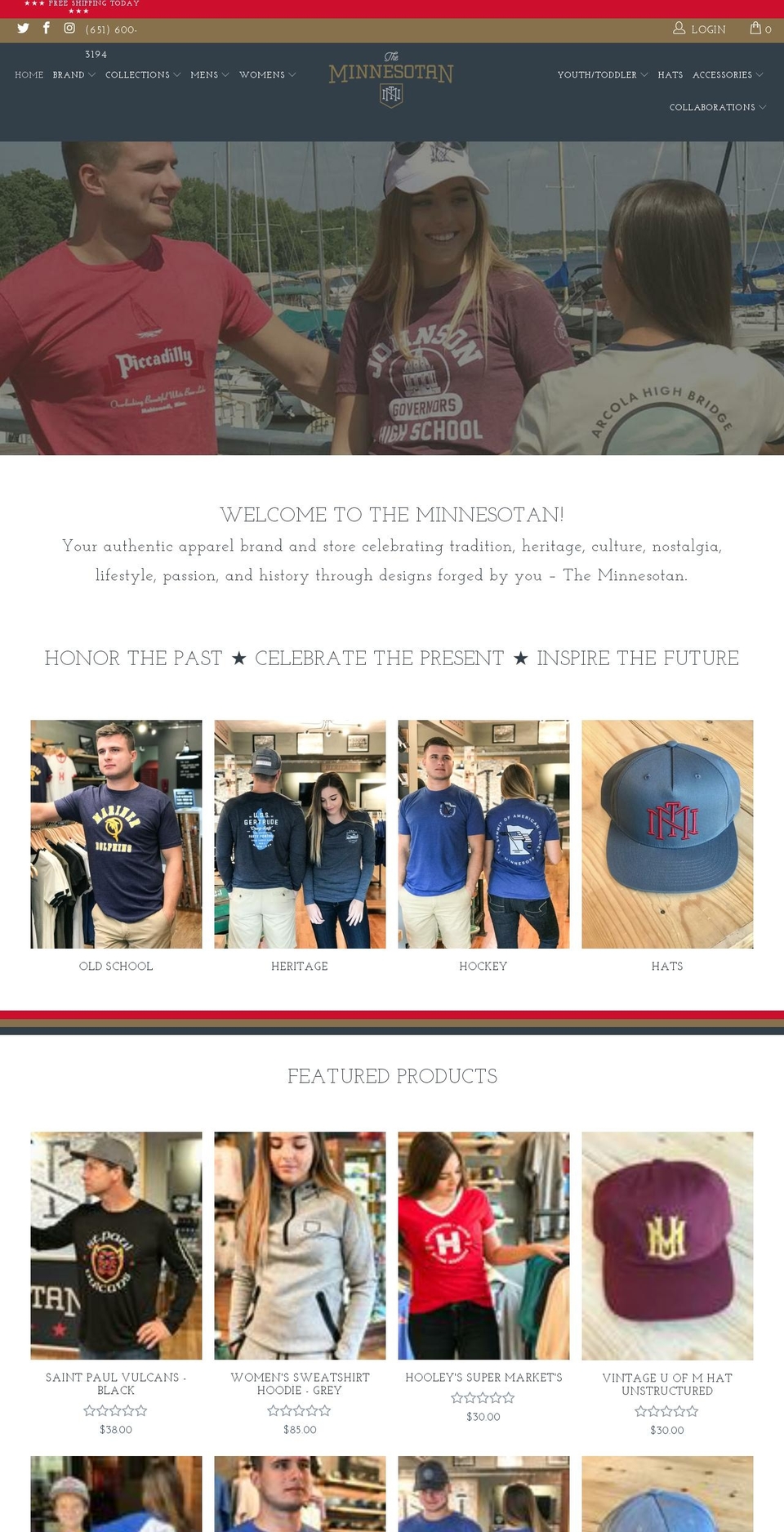 theminnesotan.com shopify website screenshot