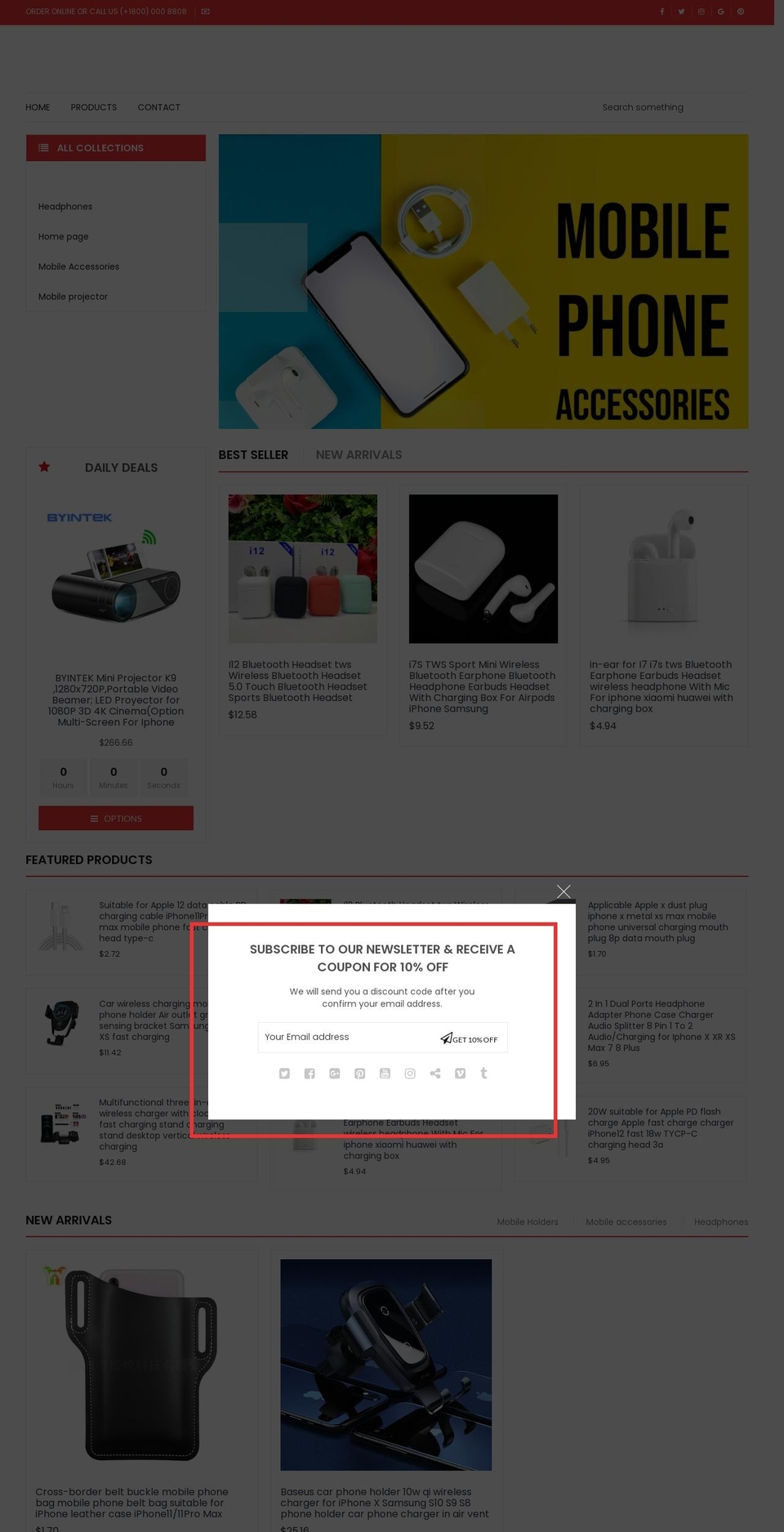 theminuteshop.com shopify website screenshot