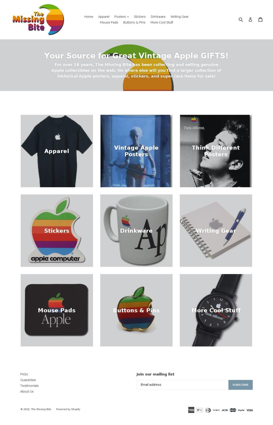 themissingbite.com — Shopify storefront screenshot