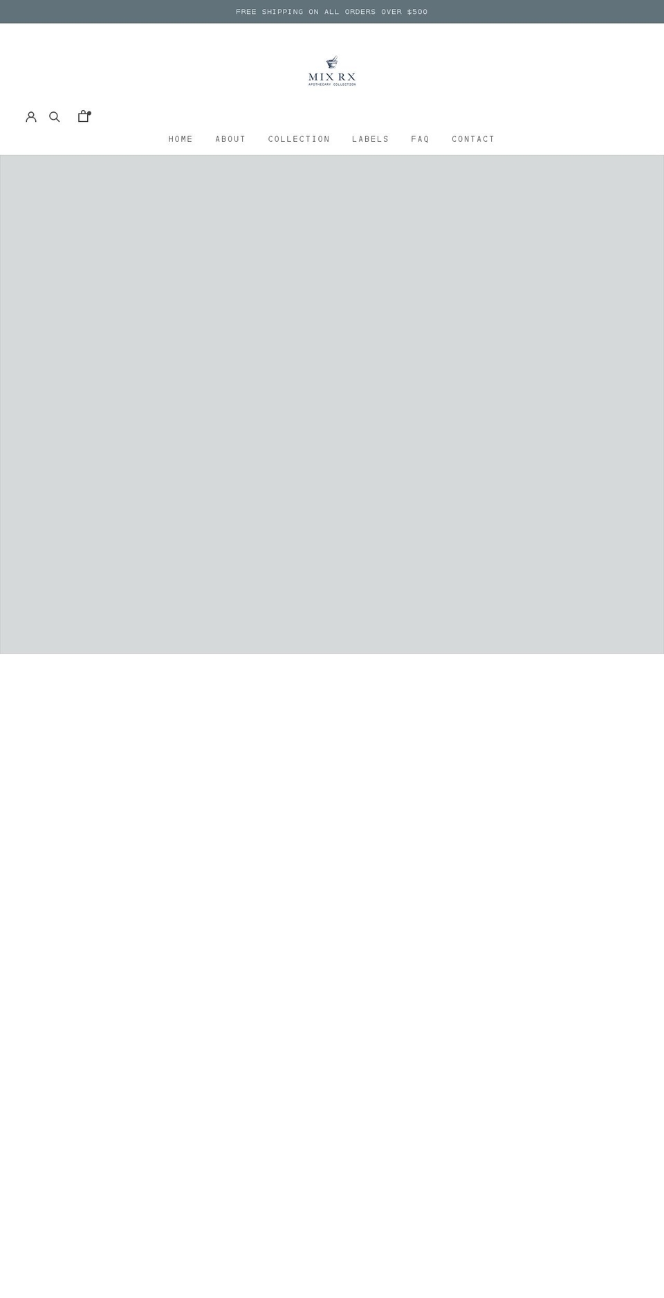 themixrx.com shopify website screenshot