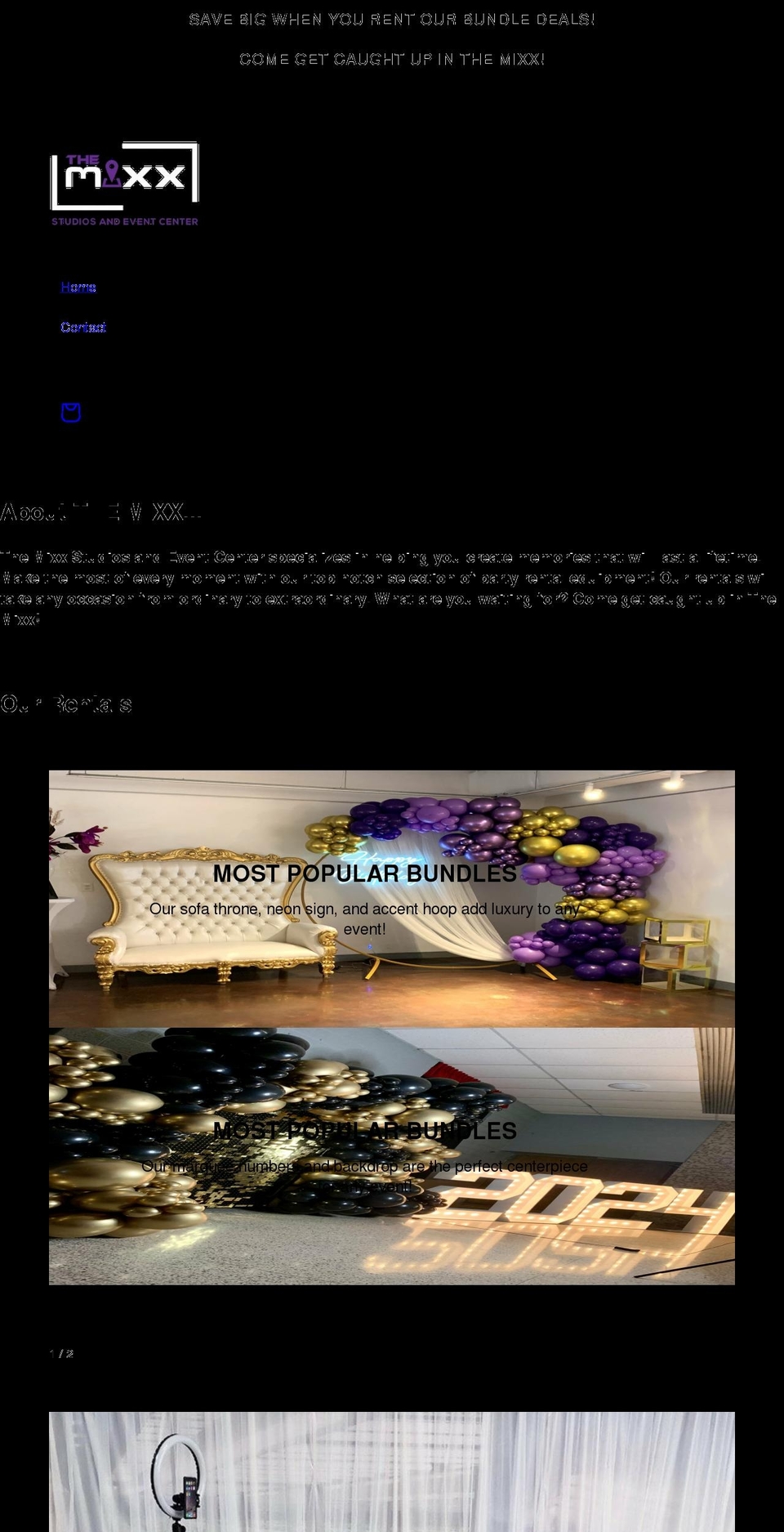 themixx.net shopify website screenshot