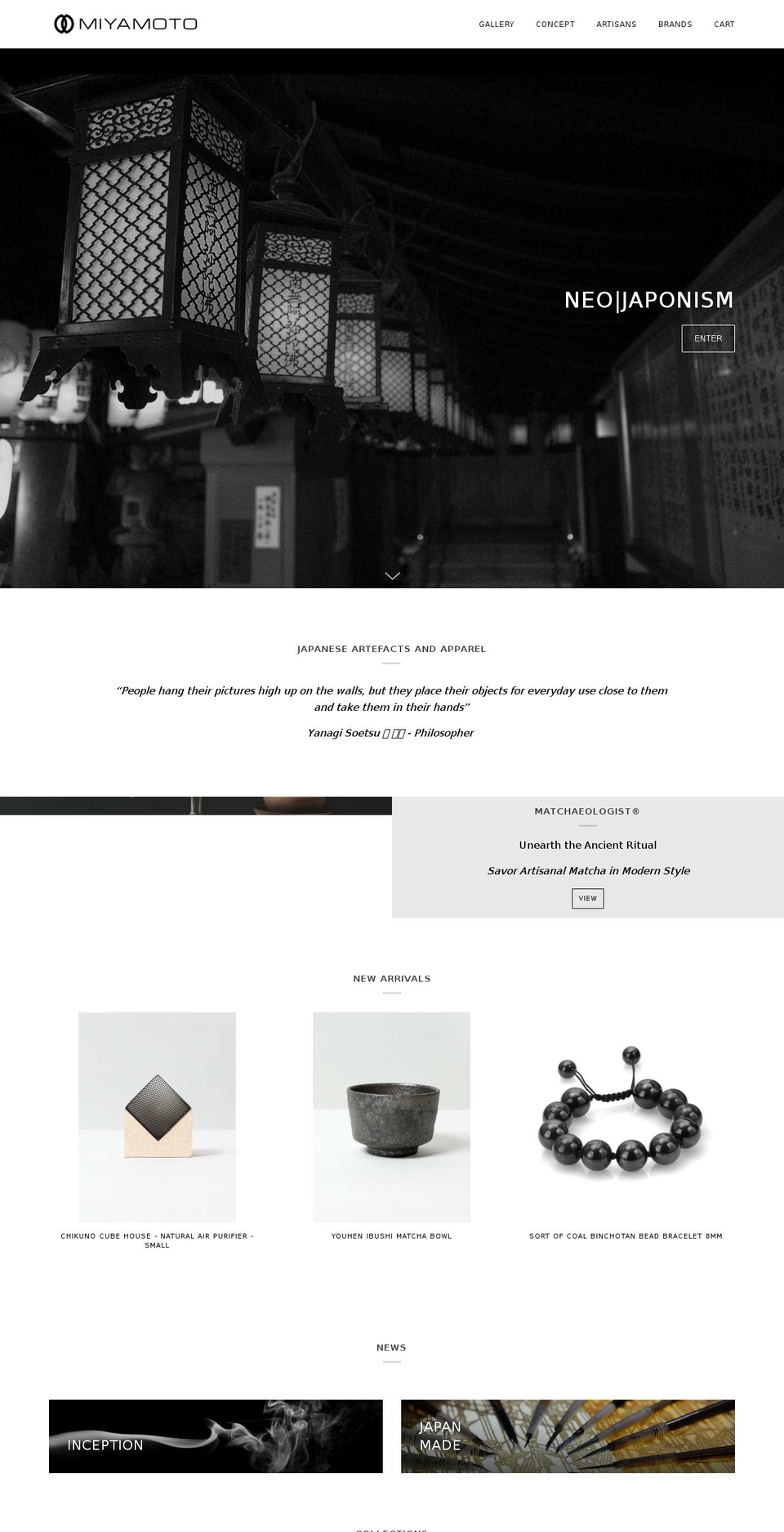 MIYAMOTO V3.0 Shopify theme site example themiyamotodivision.com