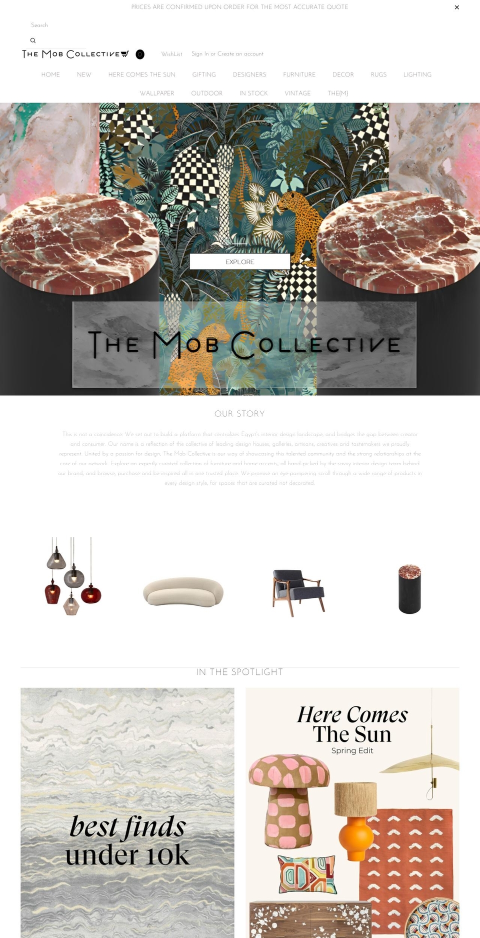 themobcollective.com shopify website screenshot