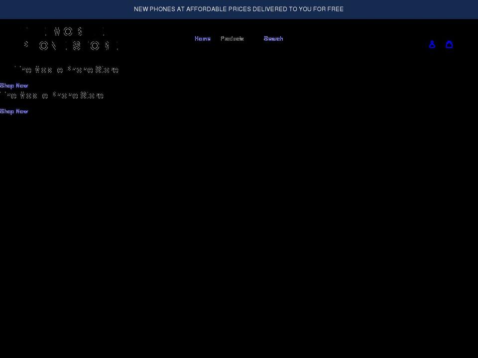 themobilephonestore.co.uk shopify website screenshot