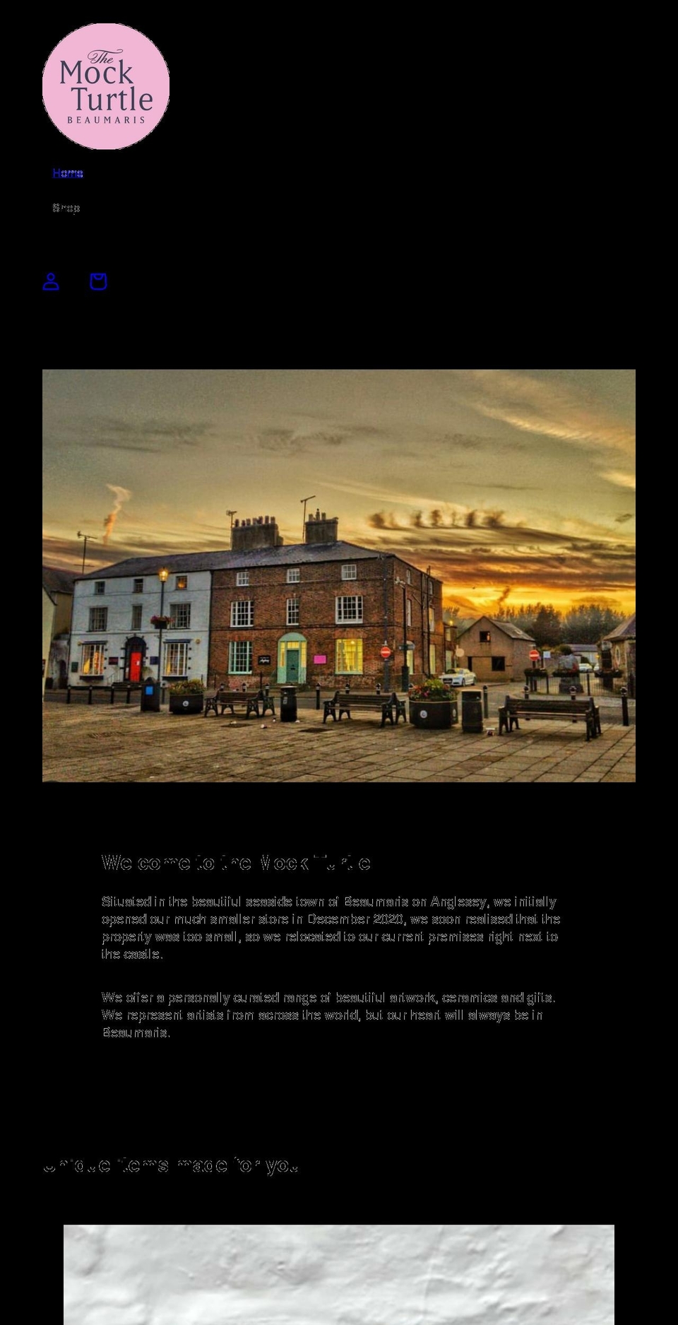 themockturtle.co.uk shopify website screenshot