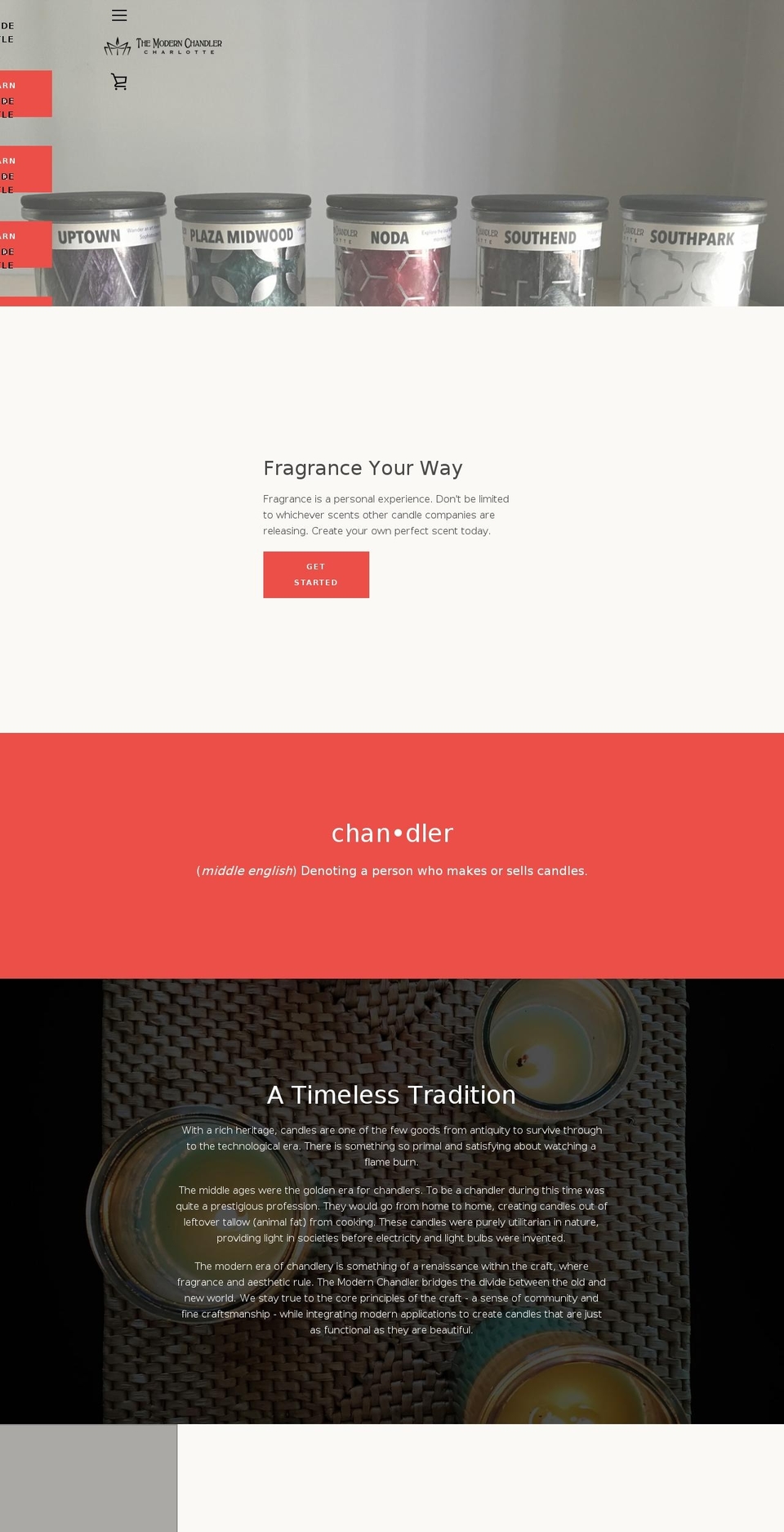 themodernchandler.com shopify website screenshot