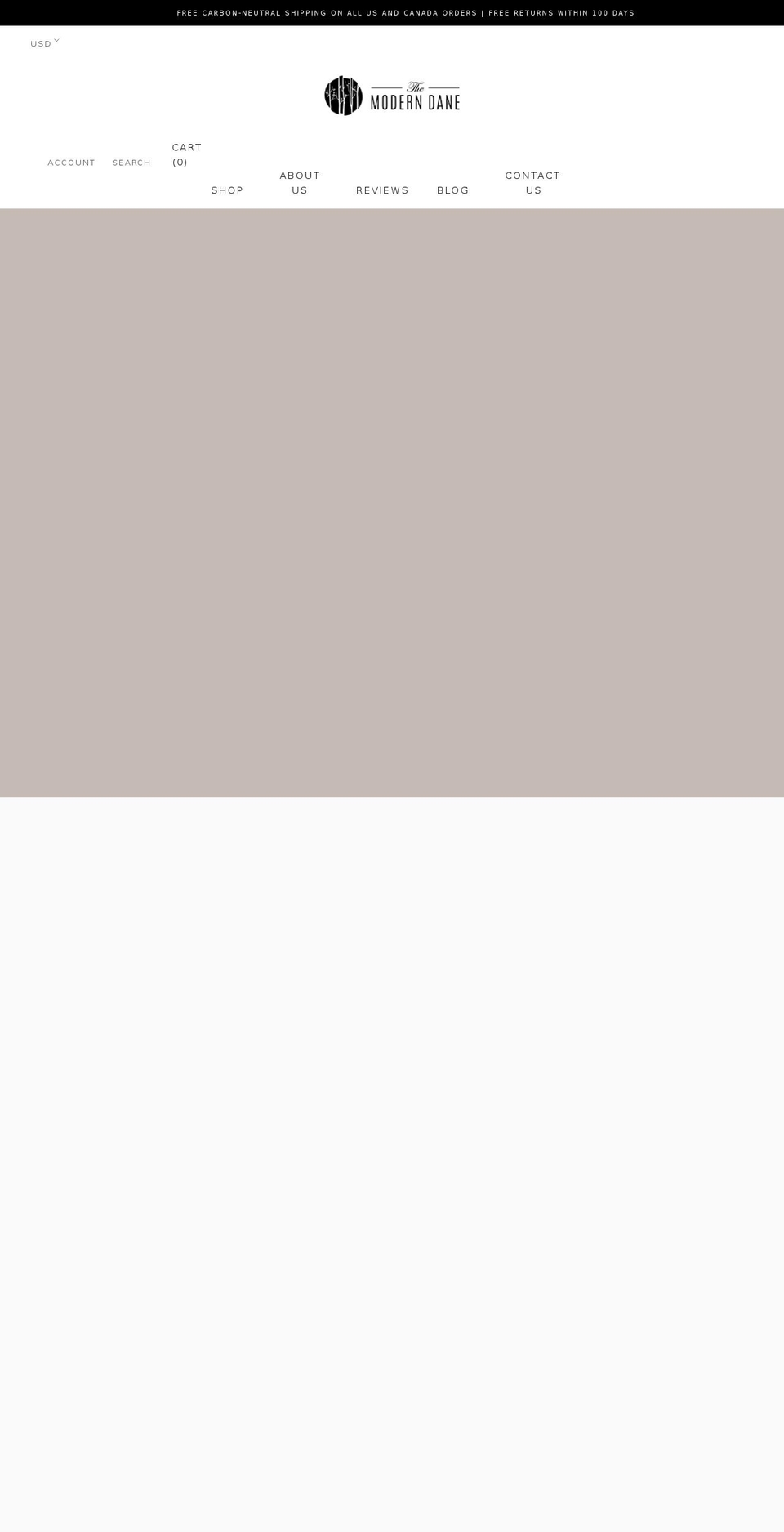 themoderndane.com — Shopify storefront screenshot