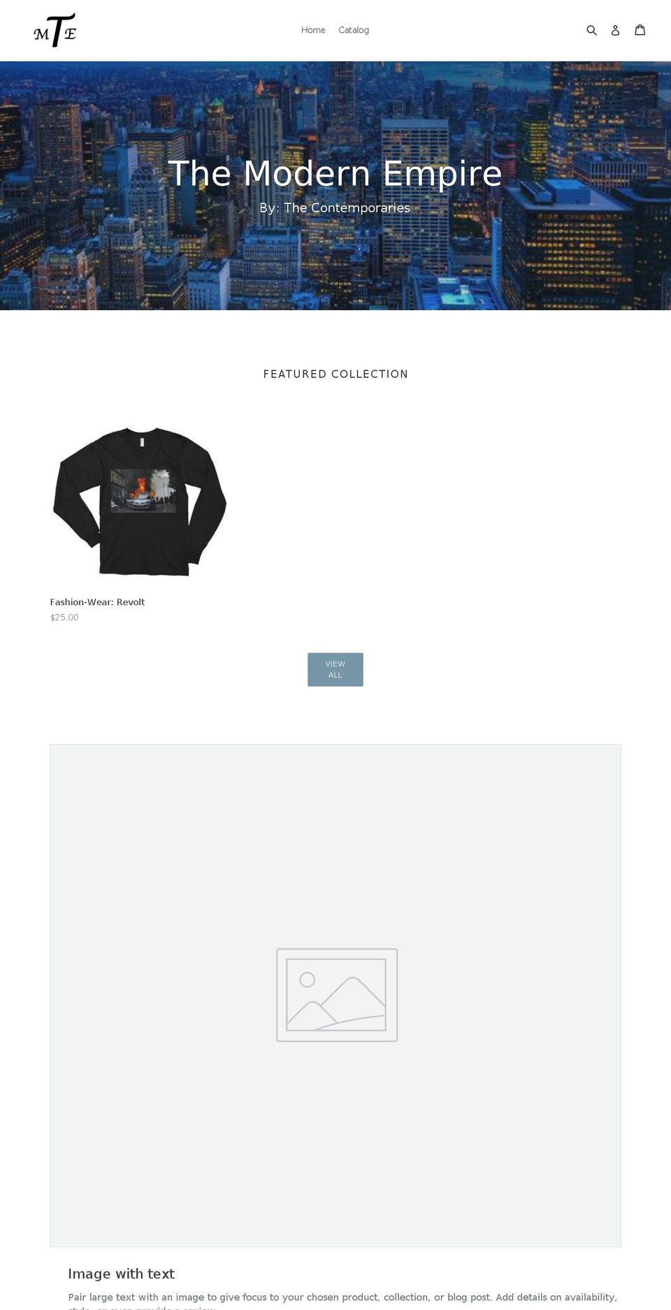 themodernempire.com — Shopify storefront screenshot