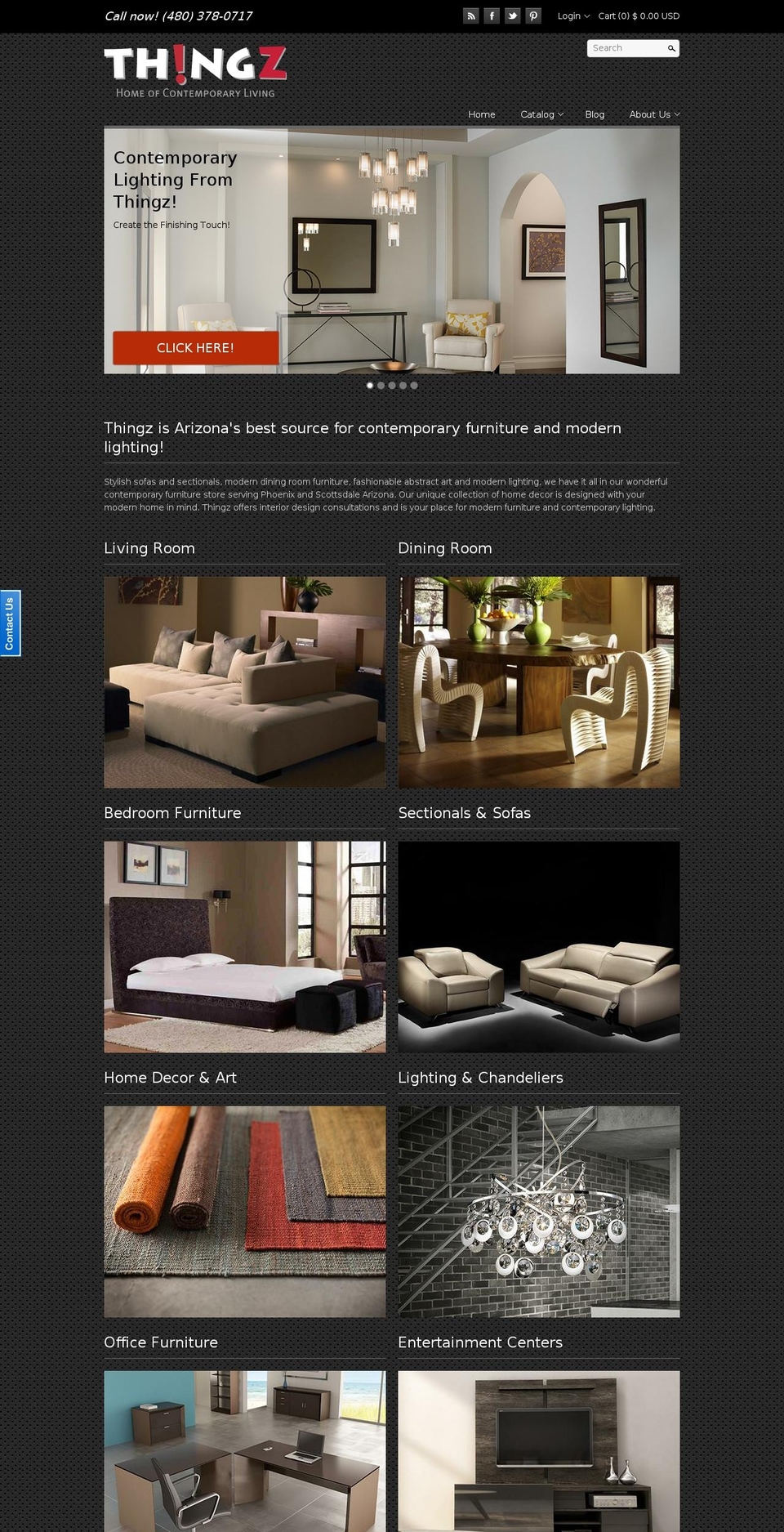 themodernloft.com shopify website screenshot