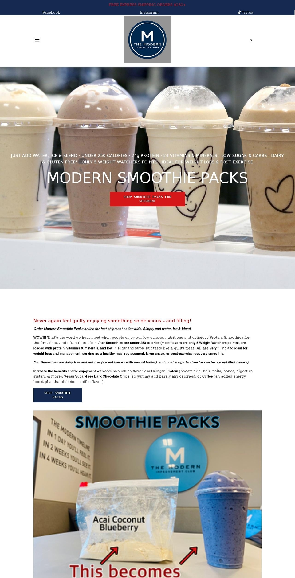 themodernonline.com shopify website screenshot