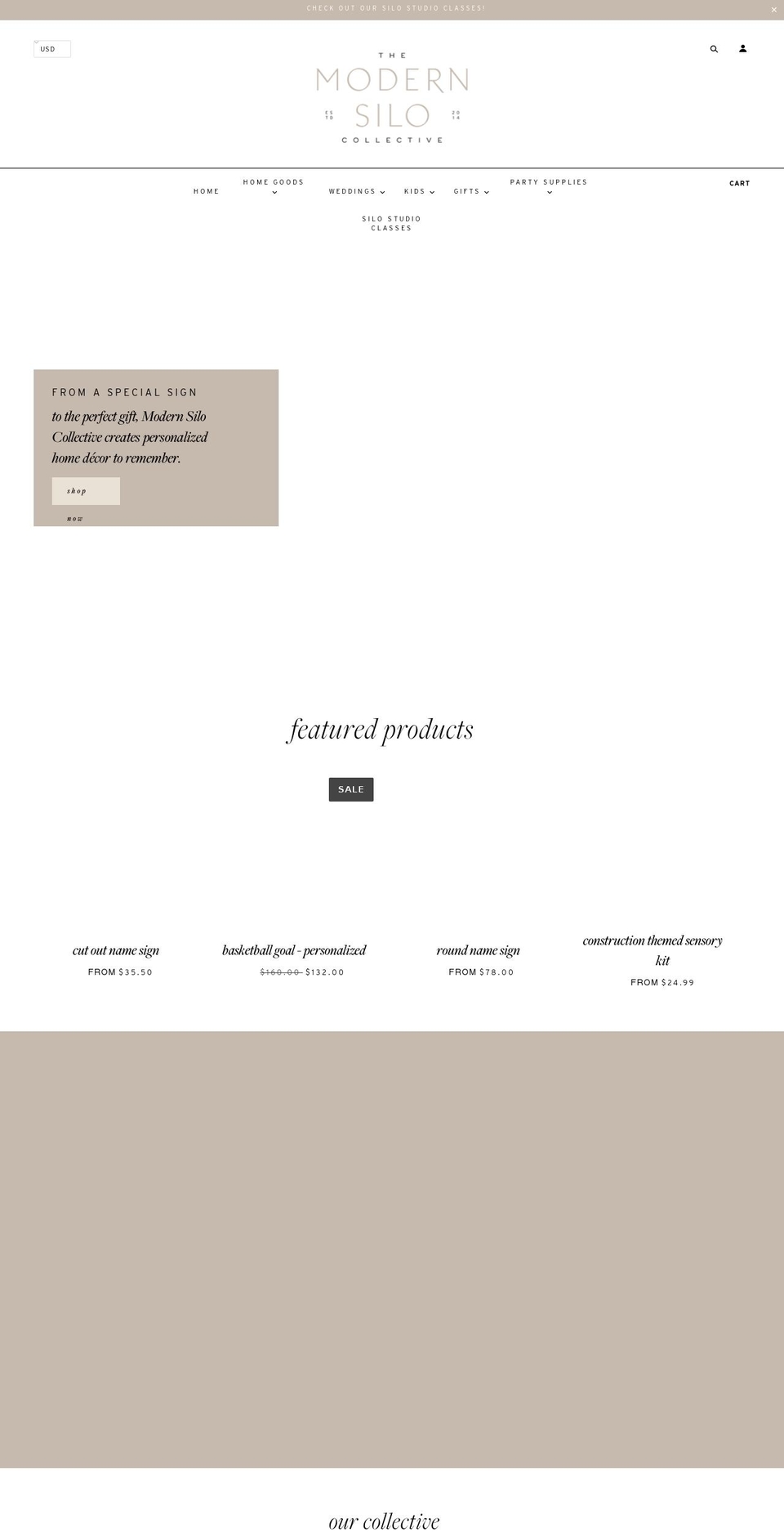 themodernsilo.com shopify website screenshot