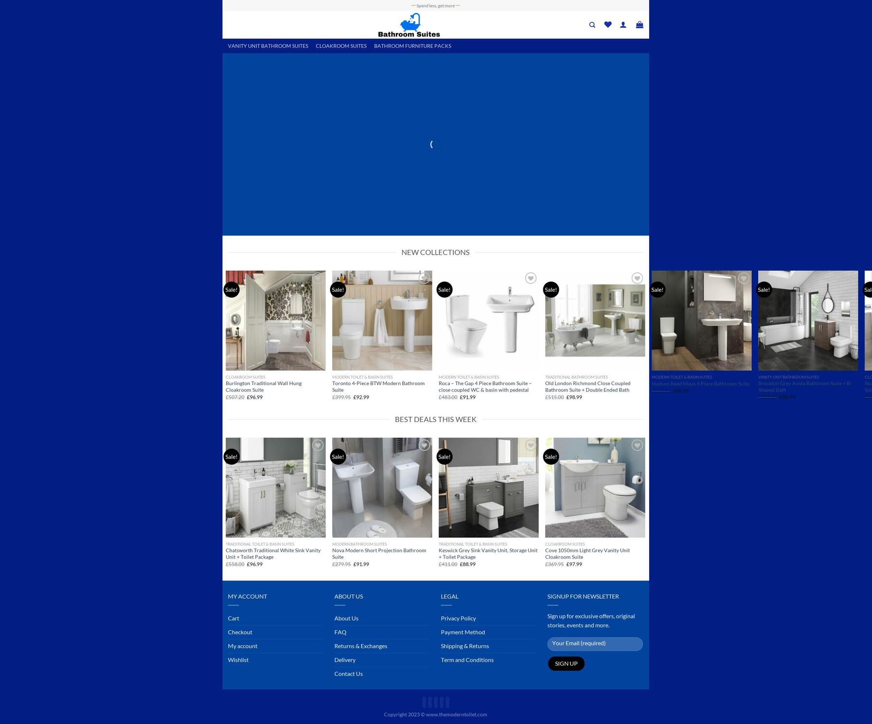 themoderntoilet.com — Shopify storefront screenshot