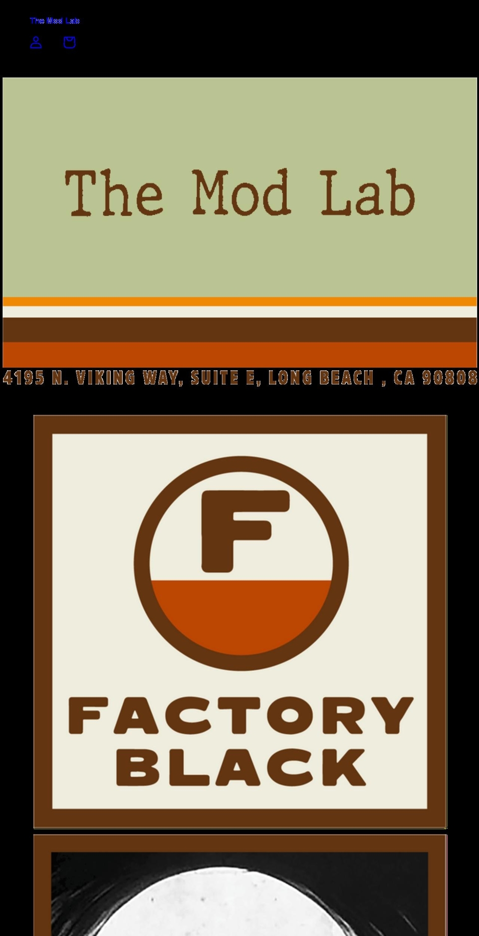 themodlab.com shopify website screenshot