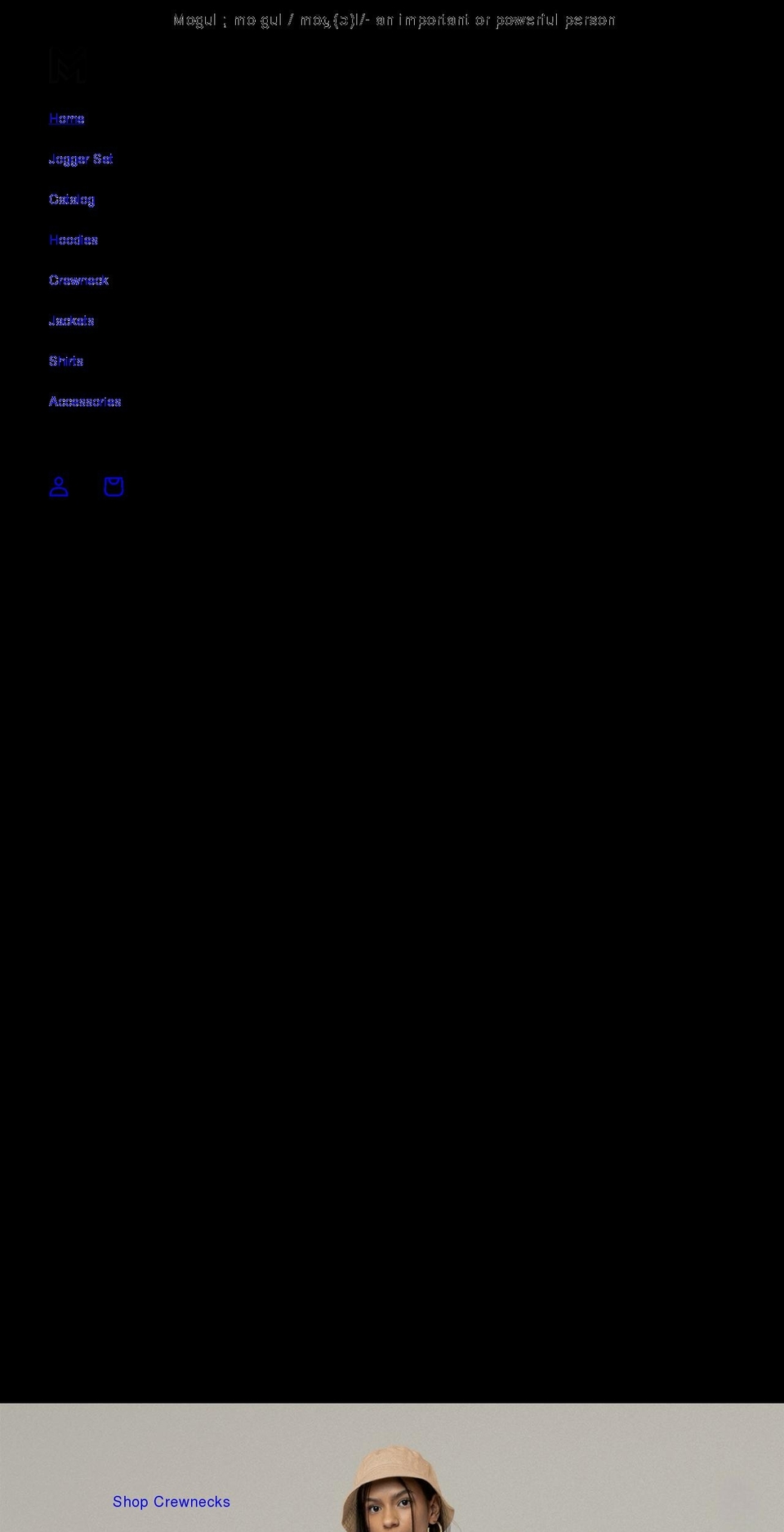 themogulbrand.com shopify website screenshot