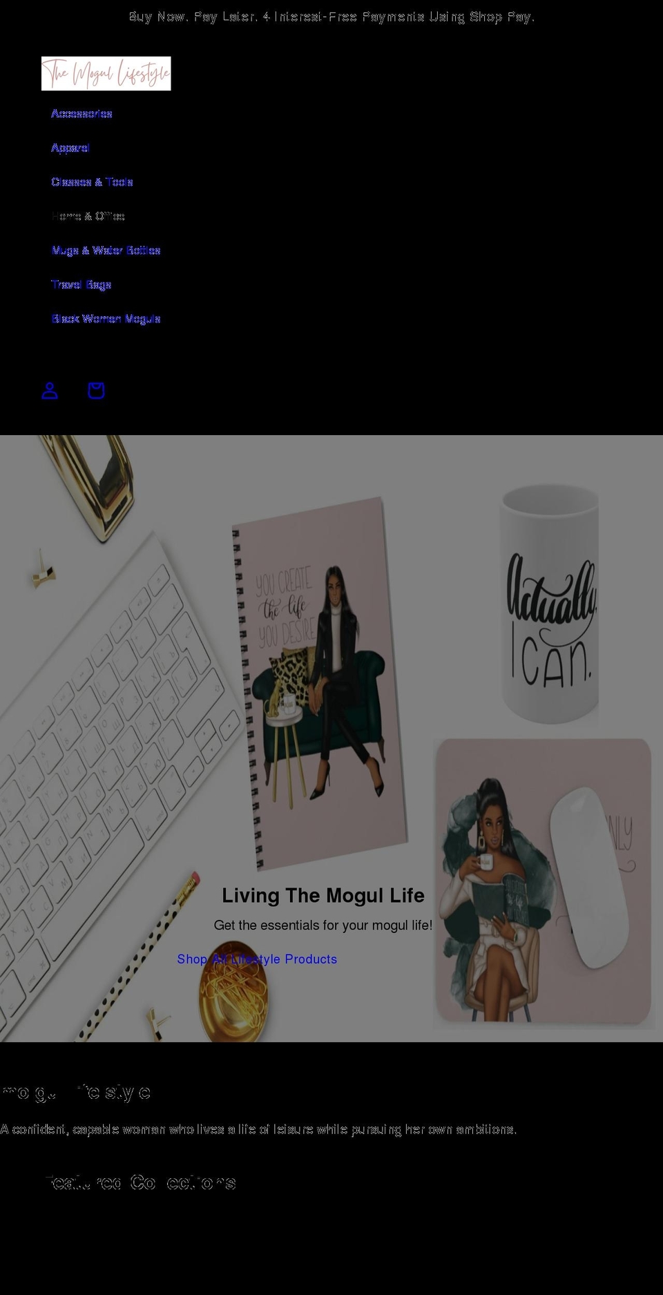 themogullifestyle.com shopify website screenshot