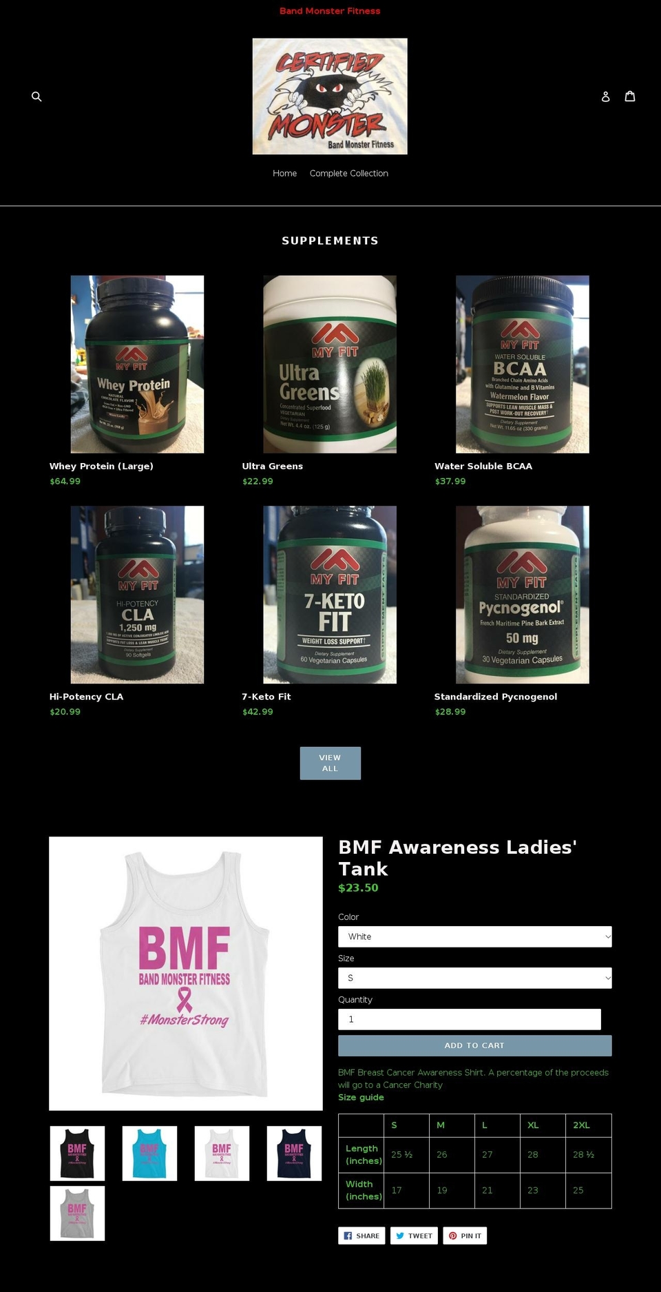 themonsterlife.com — Shopify storefront screenshot