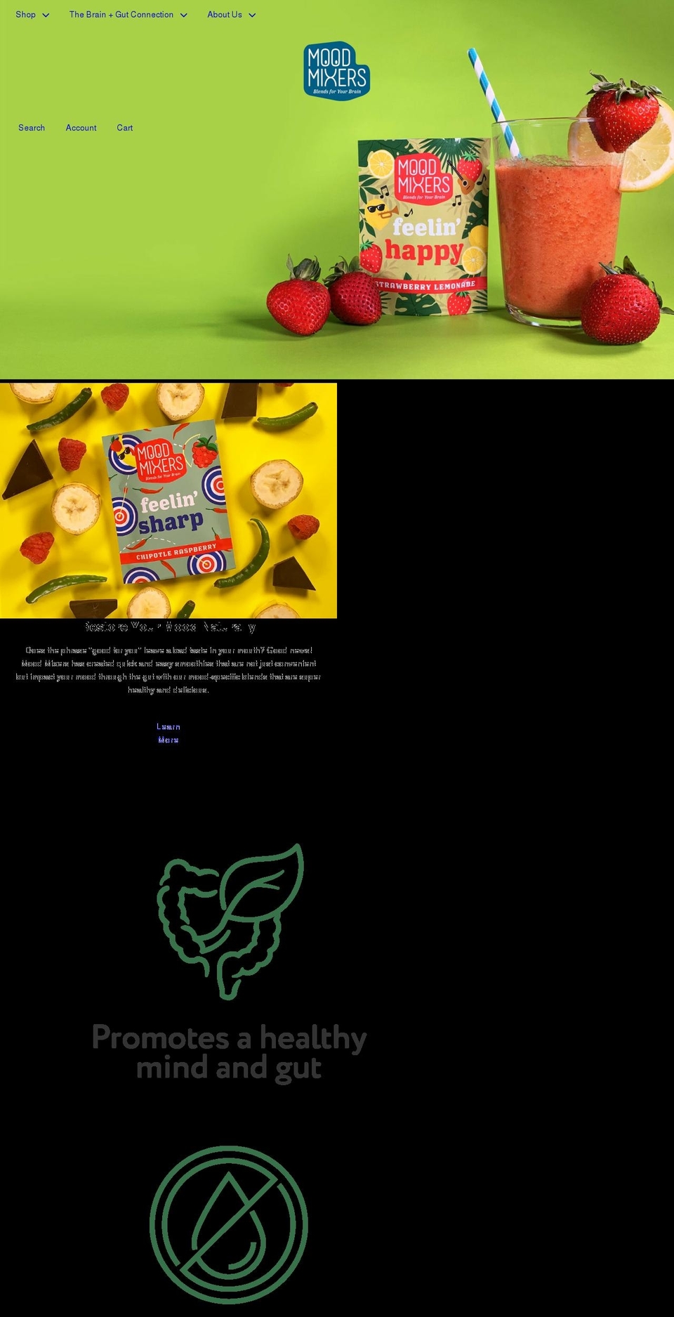 themoodmixers.com shopify website screenshot